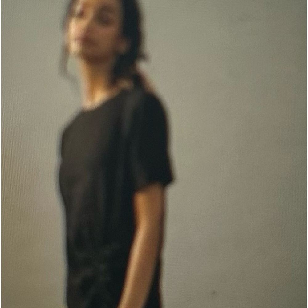 Linen midi dress.
